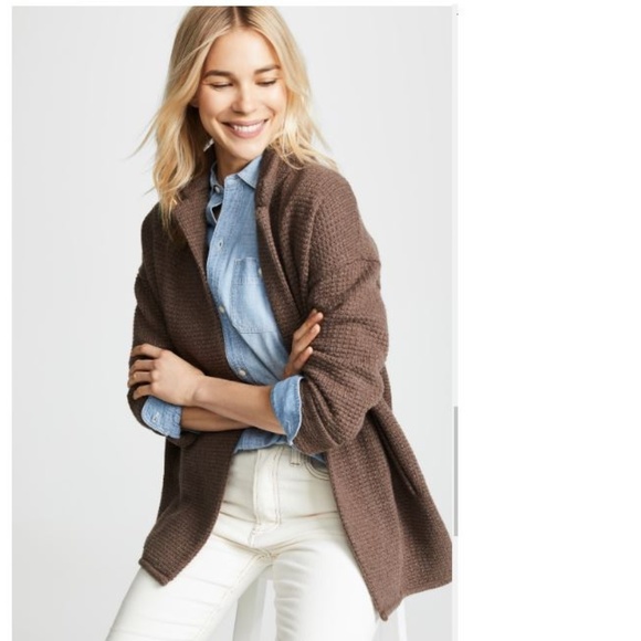 madewell laguna stitch sweater coat